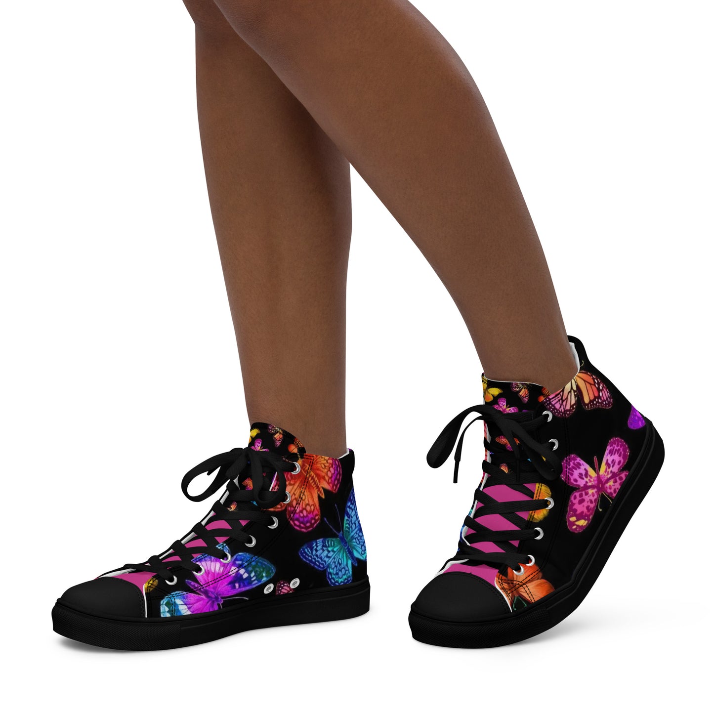 Women’s High Top Butterfly Shoes