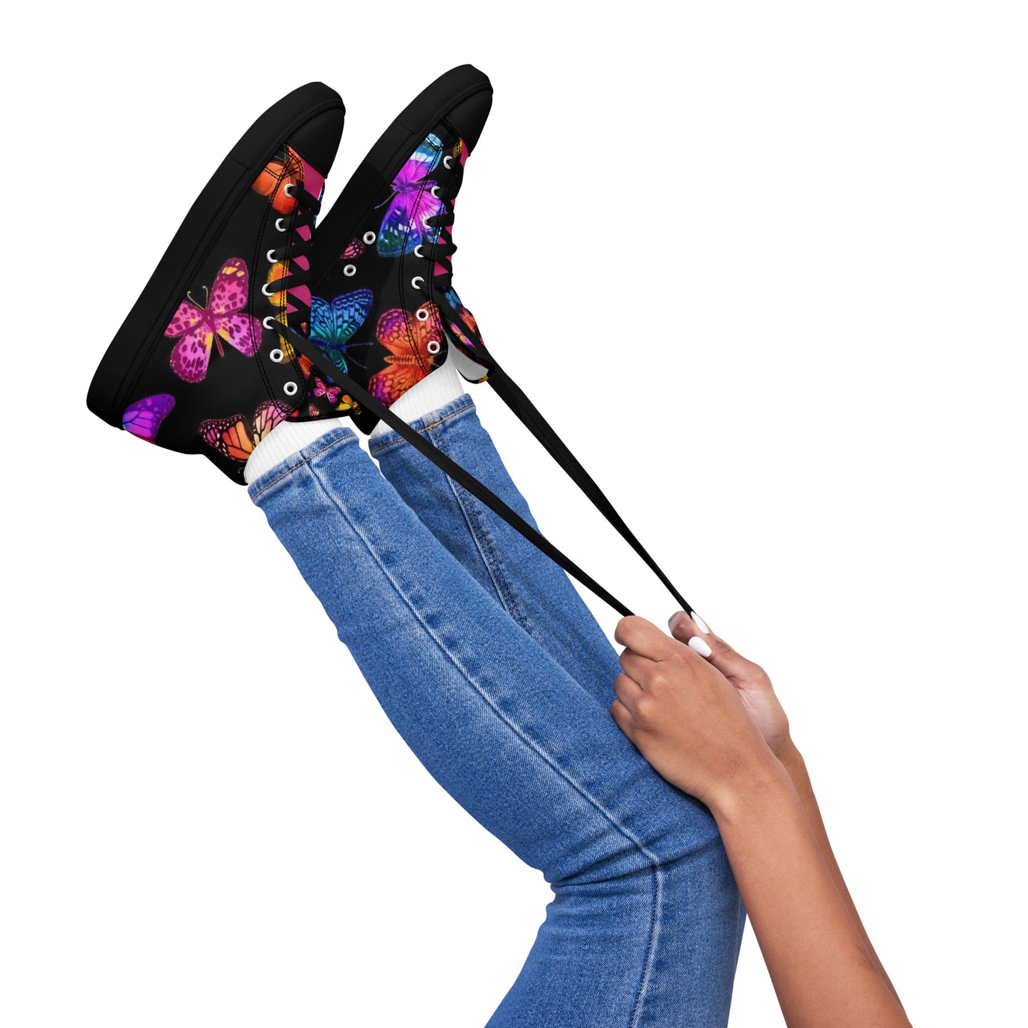Women’s High Top Butterfly Shoes